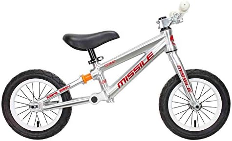 Kids Bike Suspension Children Balance bike Baby NO-Pedal Push Training Bicycle Silver