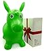 VIAHART Green Horse Hopper, Pump Included, Inflatable Jumping Space Hopper Hopping Hoppity Hippity Hop Ride-on Bouncy Animal for Kids