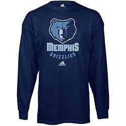 Memphis Grizzlies adidas Primary Logo Long Sleeve T-Shirt