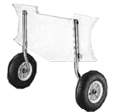 Newpoort Vessels Inflatable Boat Launch Wheels - Transom Mounted Heavy Duty Roller Wheels