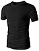 H2H Mens Casual Slim Fit Short Sleeve Crew-neck Summer T-Shirts of Various Colors