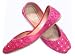Beachcombers! Ethnic Embellished Ballet Flats Silk Sequin & Beaded Indian Khussa Belly Dance Wedding Shoes