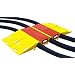 Diamondback UHB3035T Polyurethane Modular Bridge System Tunnel for 3.5" Hose Lines, Yellow , 6.5" Length, 16" Width, 4.63" Height