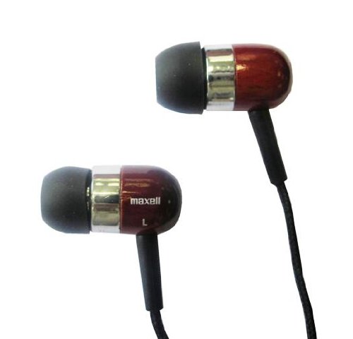 Maxell Wood Ear Mahogany In-Ear-Kopfh&ouml;rer (94 dB, 3,5 mm Klinkenstecker) Preisvergleich