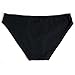 NatraTouch WorryFree Cut and Sew Menstrual Bikini Black Lace Trim