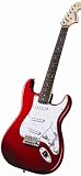 Fender Starcaster Strat and Accessory Pack, Candy Apple Red