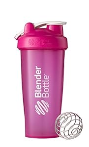 BlenderBottle Classic Loop Top Shaker Bottle, Pink/Pink, 28-Ounce Loop Top