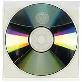Smead Self-Adhesive Poly CD/DVD Pocket, Security Flap, 5"W x 4-15/16"H, Clear, 10 per Pack (68144)