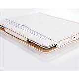 JAMMYLIZARD | WEI� & BRAUN Ledertasche Smart Case Cover H�lle f�r iPad 2, 3 & 4, Schlaf-Wach Funktion kompatibel, Displayschutzfolie inkl.von "JAMMYLIZARD"
