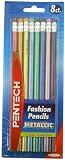 Pentech Metallic Barrel Wood Pencils 48 Count (27516)