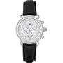 Michele Woman's MWW03M000002 CSX-36 Diamond Black Alligator Watch