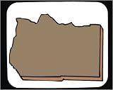 Decorated Mouse Pad with map, "Equatorial Guinea", geograpy, region, Africa, outline, area, land