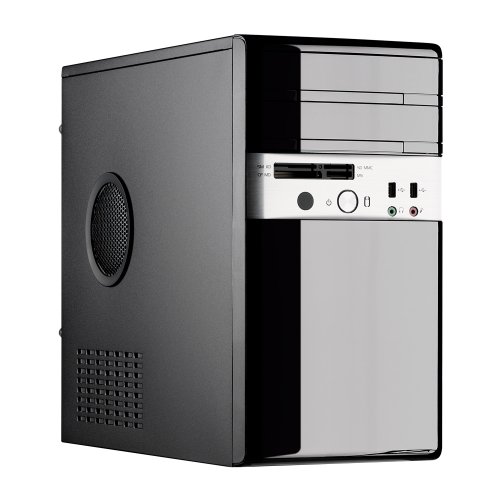 JCP Mini Tower Micro ATX 16 Kartenleser 25-in-1 PC Geh&auml;use (5x3,5 HDD, 2x 5,25 HDD, USB 2. Preisvergleich
