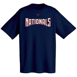 Washington Nationals Official Wordmark Short Sleeve T-Shirt