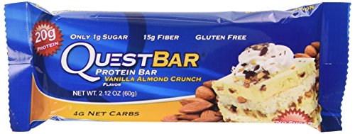 Quest Nutrition Quest Protein Bar Vanilla Almond Crunch Bar, 12 Count, 25.4 Ounce