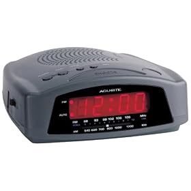 Chaney Instruments Magnum LED Alarm Clock with Radio, Black by Chaney Instruments
