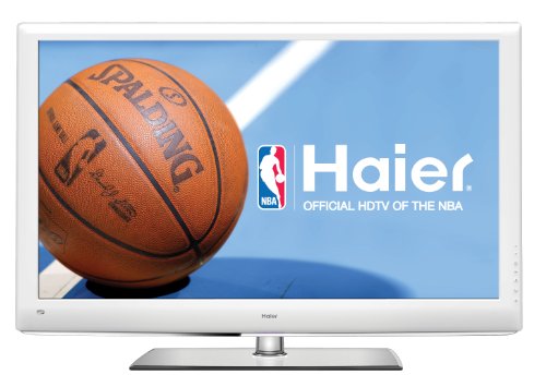 Haier HL46XSLW2 White 46-Inch Ultra Slim LED 1080p 120 Hz LCD HDTV