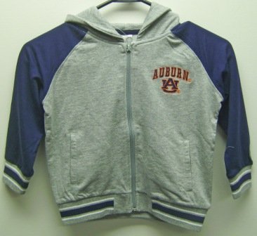 Buy Auburn Tigers Toddler Full Zip Hooded Fleece by Colosseum