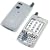 Palm Treo 650, 700w, 700p, 700wx Smartphone Silicone Skin Case (White/clear)
