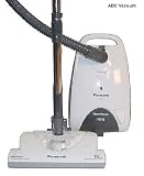 Panasonic MC-CG885 OptiFlow Lightweight Bag Canister Vacuum Cleaner, Alpine White