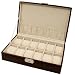 Watch Box Case Crocodile Grain Burgundy 12 Watches Lock Key