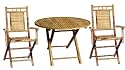 Outdoor Patio Round Table and Chair Set