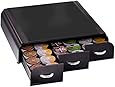 Mind Reader 'Anchor' Triple Drawer single serve coffee pod holder, Black