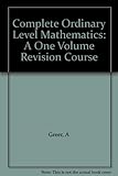 A complete O Level mathematics