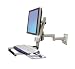 Ergotron Flat Panel Monitor ARMS 200 Series - Monitor/keyboard arm - grey