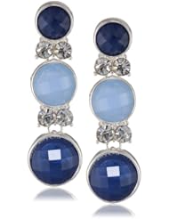 Anne Klein "Colorful Waterfall" Triple Drop Earrings