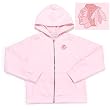 Chicago Blackhawks NHL Girls Lucky Full Zip Hooded Jacket (Pink)