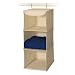 Canvas Three Shelf Natural Canvas Hanging Organizer