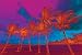 Isack Kousnsky (Abstract Palm Trees) Art Poster Print - 24 X 36