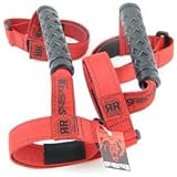 Roll Bar Grab Handles 3 Red (pair), Skyjacker Fits All Jeeps # RRGH30-R