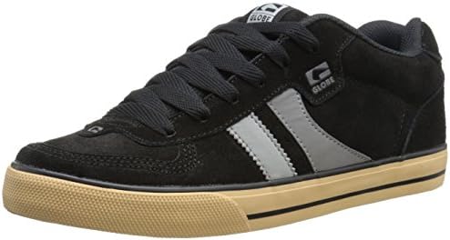 Globe Men's Encore Skateboard Shoe, Black/Charcoal, 11 M US