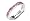 1.00cttw Natural Round Rhodolite Garnet (AA+ Clarity,Pink-Color) Eternity Band in 14K White Gold.size 4.5