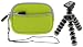 Neoprene Sleeve Case (Neon Green) and Premium Tripod for Casio EXILIM EX-V8SR Digital Camera Silver