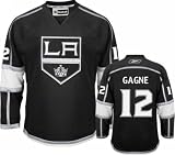 Los Angeles Kings NHL Jerseys Simon Gagne #12 Black Jersey Size 60 / 2012 Stanley Cup Playoffs