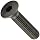 12.9 Alloy Steel Socket Cap Screw, Metric, Flat Head, Internal Hex Drive, Black Oxide Finish, Meets DIN 7991 Specifications, M5-0.80, 16mm Length, Pack Of 100