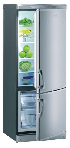 Gorenje Kühl-Gefrier-Kombination RK 6285 E Edelstahl 60 cm