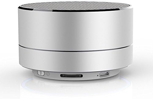 Protable Mini Wireless Bluetooth Speaker Super Bass Stereo Speaker For Tablet Smartphone (Silver) by BYouker