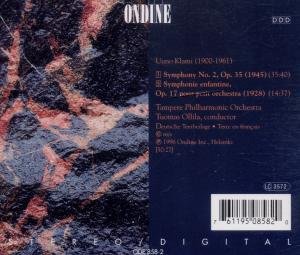 Klami: Symphony No.2/Symphony enfantine