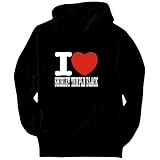 I love Shirley Temple Black Drinks Mens Hoodie (Black, Sizes X-Small - XXX-Large)
