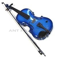 Barcus-Berry Full Size 4/4 European Made Acoustic Electric Violin Outfit - Barcus-Berry Blue Color