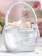 Butterfly Beauty Satin Flower Girl Basket