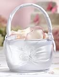 Butterfly Beauty Satin Flower Girl Basket