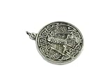Celtic Hawk Pewter Pendant on Cord Necklace, The Celtic Collection