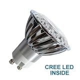 GU10 Base 3X1 Watt 110 Volt CREE XLamp XR-E LED Spot Light Bulb Replacement for Halogen, Warm White, 1215WW