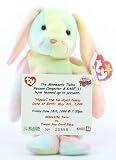 Sports Commemorative Card, Beanie Baby, Ticket Stub - Hippie the Tie-Dye Bunny - Game Day 06/18/1999, Minnesota Twins vs Tampa Bay Devil Rays - Baseball