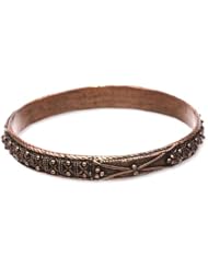 1928 T.R.U. Jewelry Bangle Bracelet, 2.75"